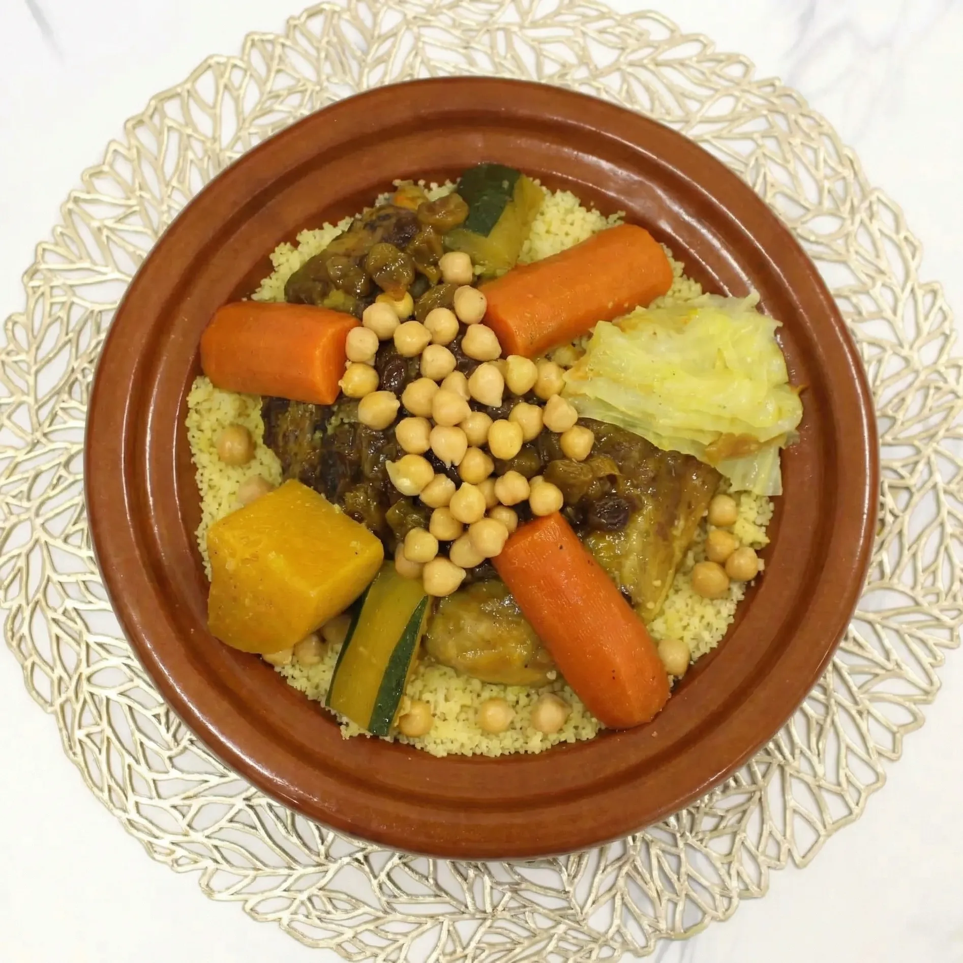 Couscous Royal - Traditional Moroccan couscous at Tajine House Edmonton